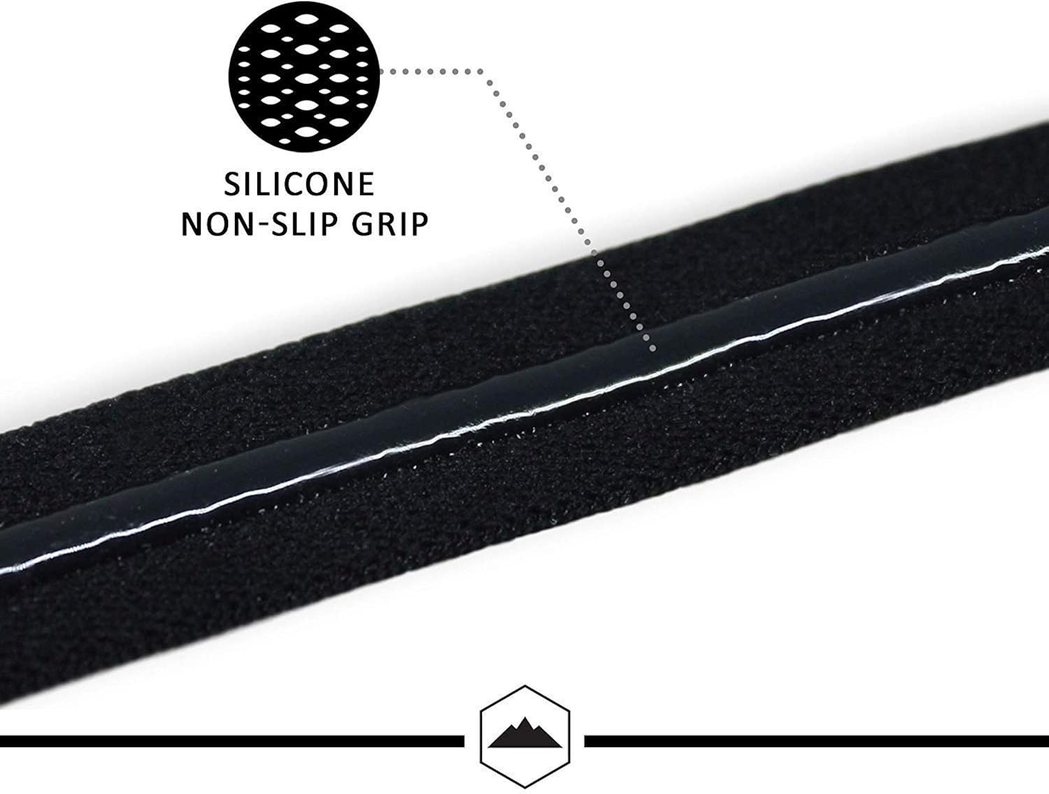 Elastic Thin Sports Headbands - Athletic Non Slip Skinny Headbands for Women, Men, Boys, Girls & Kids - 6 Pack Silicone Grip Hairband Mini Sweat Band - Stays in Place, Stylish, & Great for Working Out : Clothing
