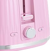 Russell Hobbs Eden 2 Slice Toaster Raspberry 6 Browning 800W High Lift view 3