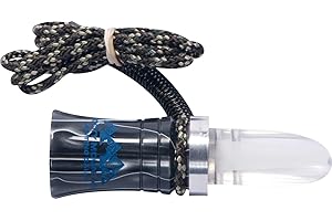 Rocky Mountain Hunting Calls 136 Professional Series VOO Doo Open Reed Cow Call with Vented Holes and Acrylic Barrel