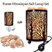 MAYMII·HOME Salt Lamps, Natural Himalayan Salt Lamp, Salt Lamp, Salt Night Lights, Salt Crystal Light with Retro Metal Basket Lamp