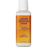 LEATHER MASTER 250ML Leather Protection Cream - Leather Cleaner and Conditioner for Couch Clothes Purses Shoes Boots Car Leather Water Based Formula