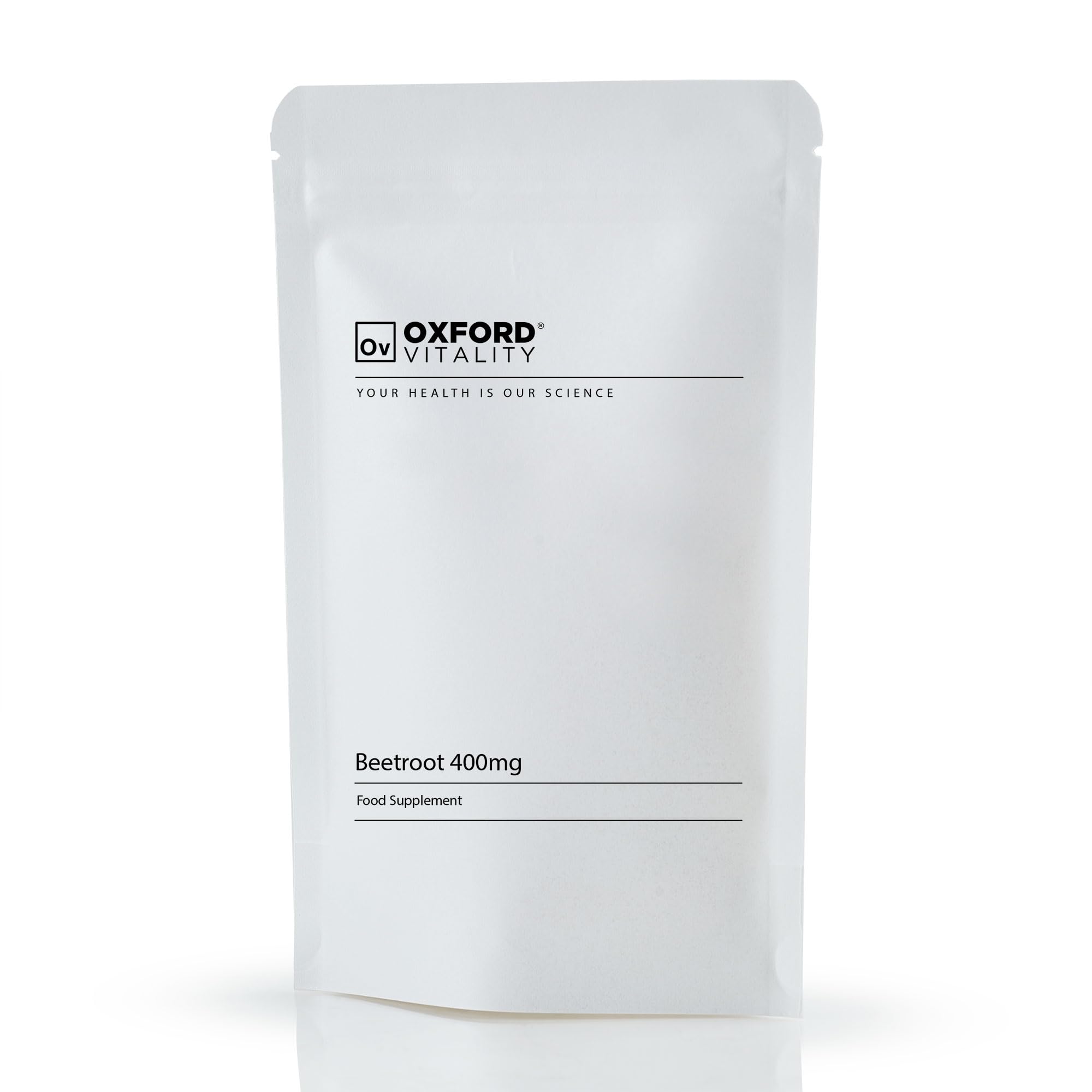 Oxford Vitality Beetroot Tablets | High Strength 400mg Extract Supplement for Daily Energy and General Wellbeing Support | Easy to Take Beet Root Tablets | Pack of 500