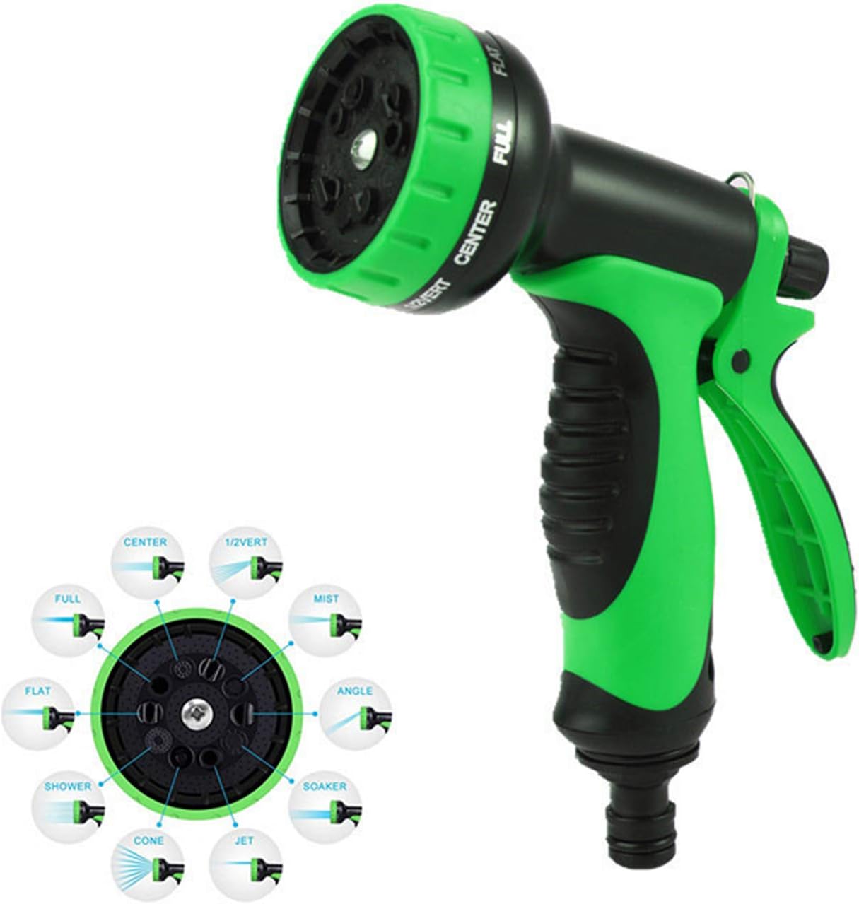 ZAselect Garden Hose 150ft 45m Expandable Strongest Double Latex Inner Tube Prevent Leaking Magic Hosepipe with 9 Function Spray Gun+Solid Brass Fittings Extended Version 150FT-45M - Image 5