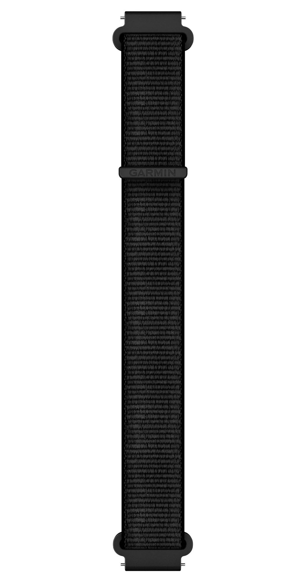 Garmin Quick Release Bands (18mm), suitable for selected Forerunner-,Venu- and vívoactive smartwatch series, Original accessory, Nylon, Black — image 1