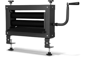 DRIZZLEN Upgraded Clothes Wringer，Double Adjustment Knobs-Heavy Duty Off-Grid Laundry Wringer for Towels，5X Thicker Rubber Rollers Remove 95% Water, Suitable for Use in Laundry, RV Travel, Car Washing.