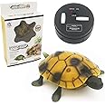 Gosyfeti Remote Control Turtle Toy for Kids, Realistic RC Tortoise Electric Animal Toys, for Pets Joke Prank, Funny Child Birthday Gift