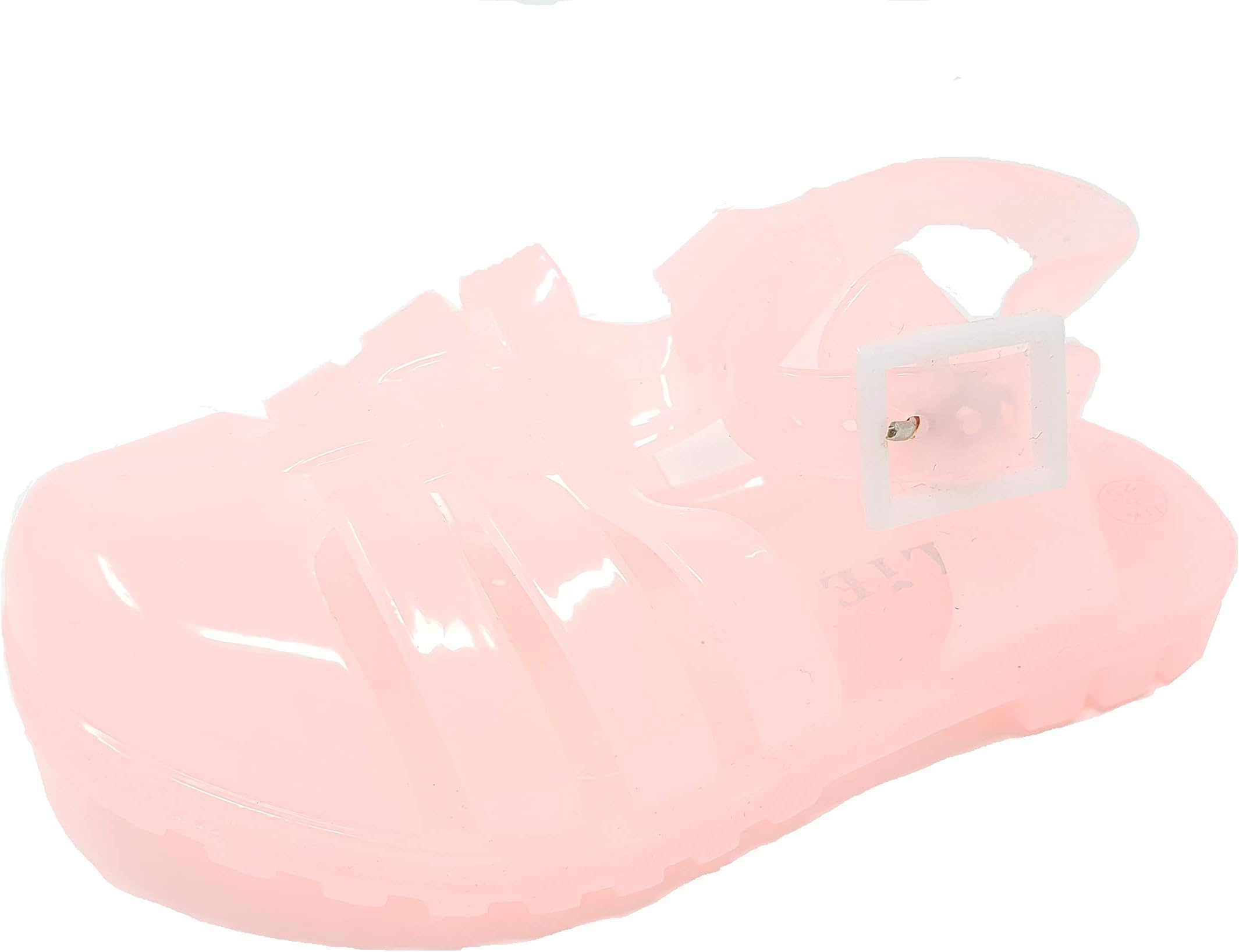 Children's Kids Girls Holiday Summer Garden Pool Jelly Shoes Sandals Size 4-2