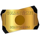 Golden Ticket Scratch Off Cards (30 Cards)