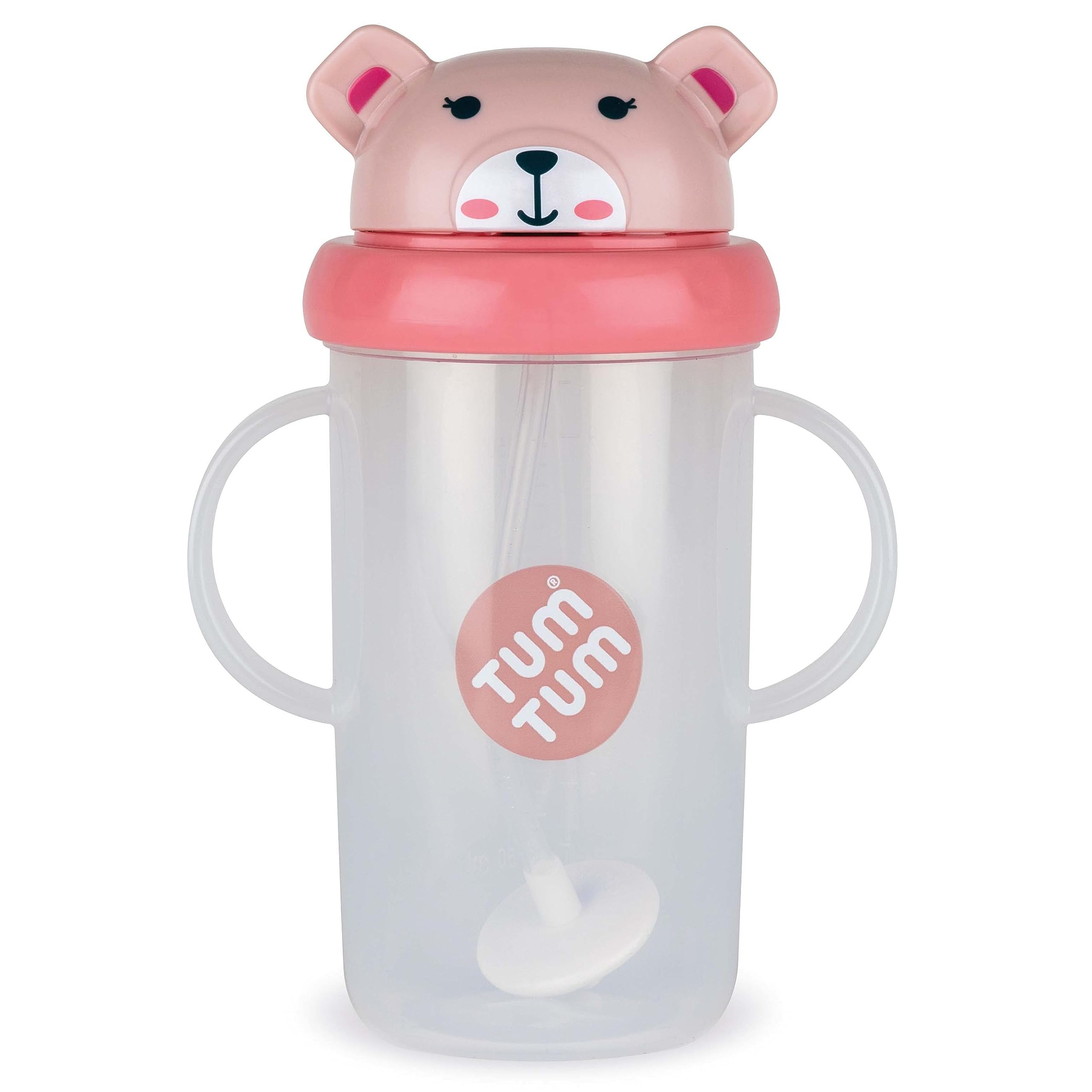 TUM TUM Tippy Up Free Flow Sippy Cup (No Valve), Sippy Cup for Toddlers, BPA Free (Betsy Bear 300ml) — image 1