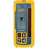 Spectra Precision HL450 Laser Receiver with Digital Readout - Alkaline IP67 | Digital Readout, 2'- 1300' Working Diameter,4" Beam Detector, 5' Drop Spec,C45 Rod Clamp,2 x AA Batteries