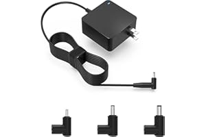 SUPERER Laptop Charger for Asus, Vivobook, Zenbook Replacement, (UL Safety Certified), Round Connector, 65W, 45W, 33W