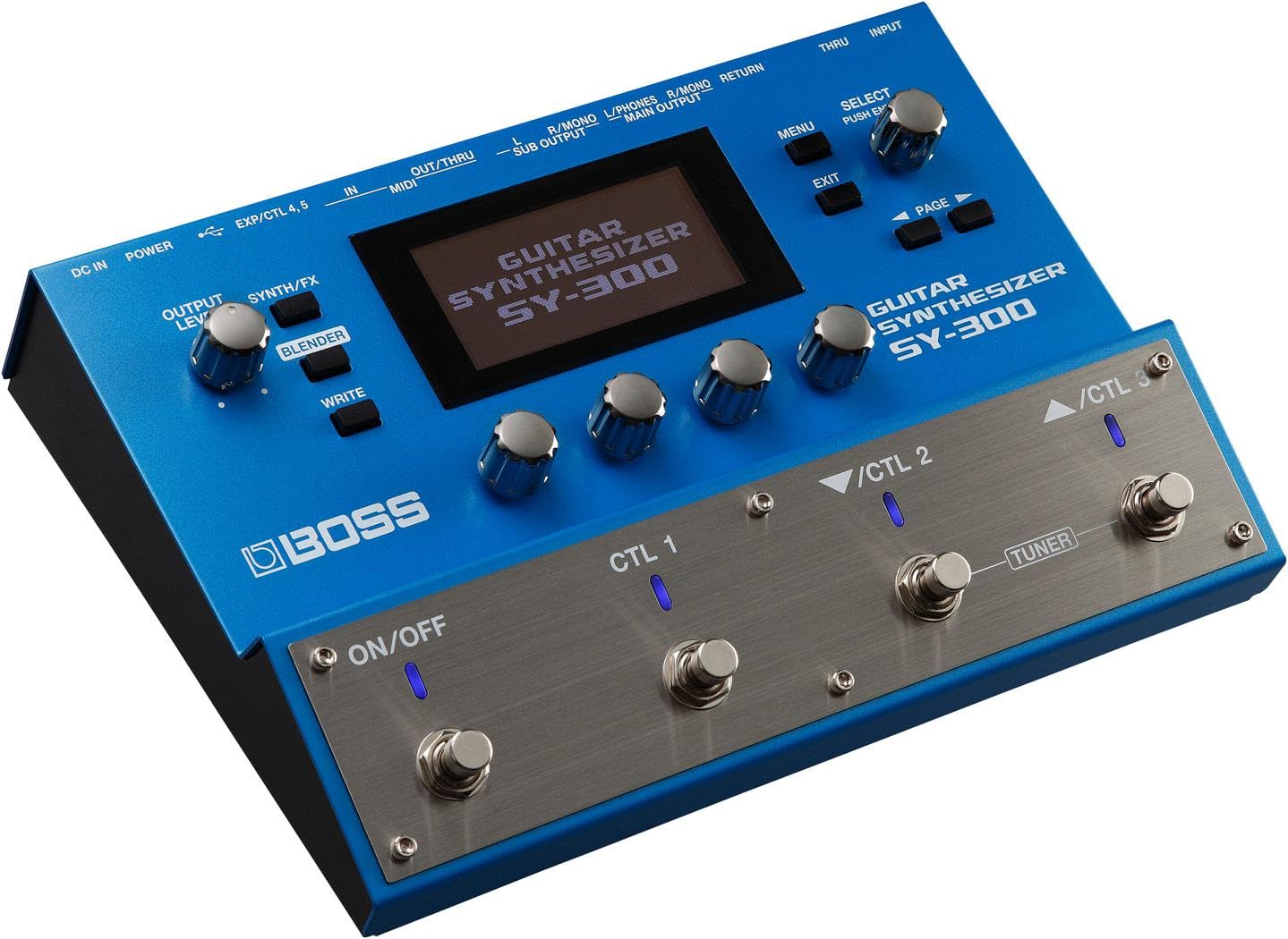 BOSS Sy-300 Guitar Synthesizer, Expressive New Sounds Via A Standard 1/4-Inch Input & A True Analog-Style Synth for Guitar