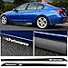 DELEIKA BMW special Car Decal carbon fiber pattern 2 x 2.15M Sport M Performance Carbon Fiber Side Skirt Decal Stripe Sticker for BMW 1 3 4 5 6 7Series F30 F31 F32 F33 F36 E60 E61 Z4 X 6 X5 X 3 X1