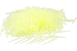 Copapa 1000 Pcs Clear Yellow Laboratory 200UL Lab Liquid Pipette Pipettor Tips for Transfering Small Quantities of Liquids (C
