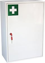 Safe Industrial Medical Cabinet Wall Mounted 20.5x38x55 cm Key Lock Shelves view 7