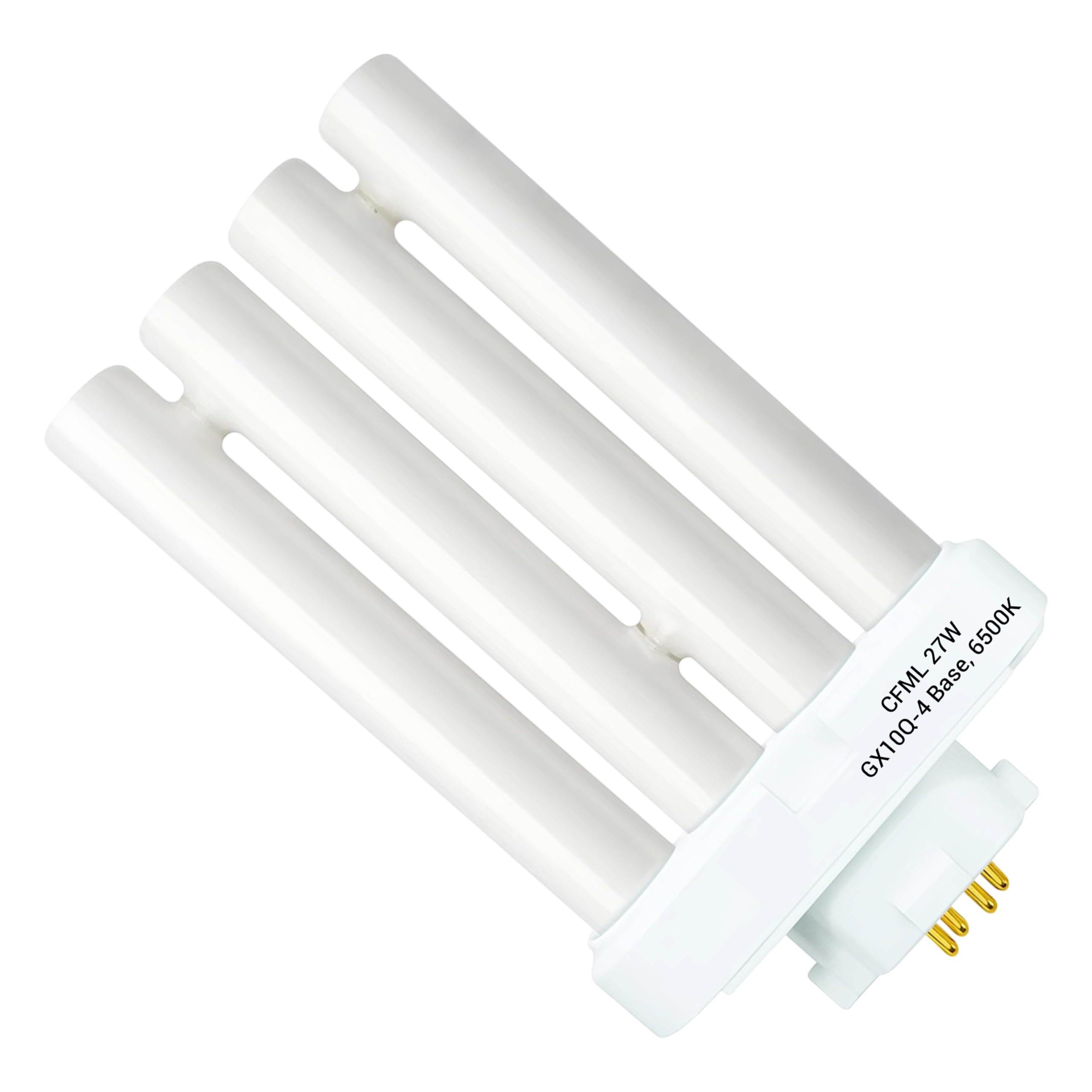 ARSUK 27w Daylight Replacement Bulb for High Vision Study Reading and Office Lamps, 4 Pin GX10Q-4 Quad Tube (6500k)