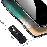 SunData 64GB USB 3.0 Flash Drive Metal Swivel Black High Speed 90MB/s view 4