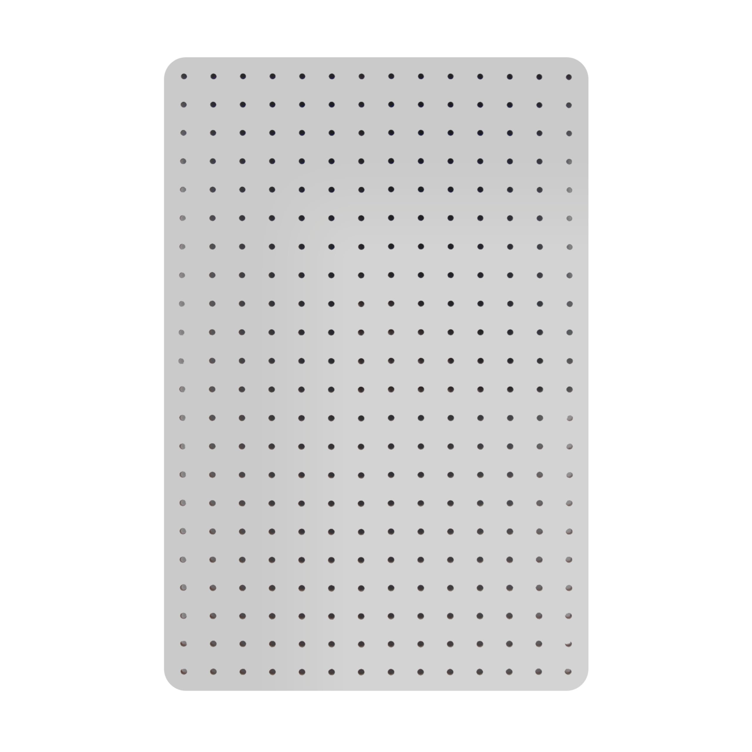 Cathedral Products Peg Board with 12 Hooks - White - 56x36cm