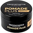 TRENDSTARTER - POMADE PLUS (4oz) - Medium Hold - Medium Shine - Premium Flake-Free Water-Based Premium Hair Styling Gel Product for All Hair Types - All-Day Reliability