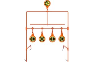 Highwild Resetting Target, Rated for .22 Rimfire - Large Size and 2.5 Inch Shooting Targets | Pop-Up Steel Prairie Dog
