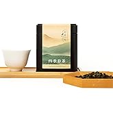 TEA & TIME Oolong Tea Loose Leaf – Four Seasons Spring Oolong (Sijichun), Premium Taiwanese Oolong Tea, Fragrant Chinese Tea Leaves, Fresh Aroma, (100g / 3.5oz)