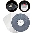 12'' Vinyl Record Inner Sleeves 100 Pieces Anti Static LP Record Protective Inner Sleeves Covers