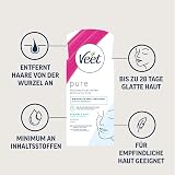 Veet Face Cold Wax Strips for Sensitive Skin 20 Count 10 Double Sided view 3