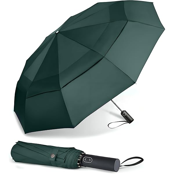Amazon.com: Doubwell 54 inch Large Compact Umbrella 3 Folding