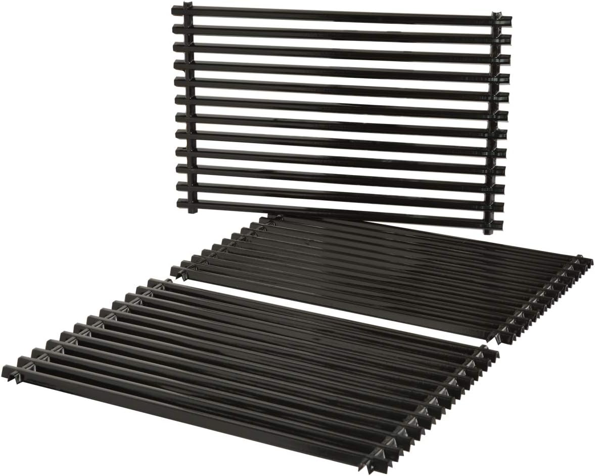 onlyfire Porcelain Enameled Replacement Grill Cooking Grate for Weber Genesis II and Genesis II LX 400 Series(2017) Gas Grills, 3pcs