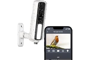 RELI Birds Camera Outdoor Wireless with 5-Month Battery Life, Professional Bird Cameras for DIY Birdhouse & Bird Feeder, WiFi Outdoor Camera for Nesting Box, SD/Cloud Storage, Ideal for Bird Watching