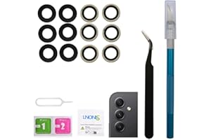 LNONLS 2 Pack A54 Back Rear Camera Glass Lens Replacement for Samsung Galaxy A54 5G SM-A546B with Adhesive Preinstalled and Repair Toolkit