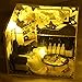 Flever Dollhouse Miniature DIY House Kit Creative Room With Furniture and Glass Cover for Romantic Artwork Gift(Dance of Music)