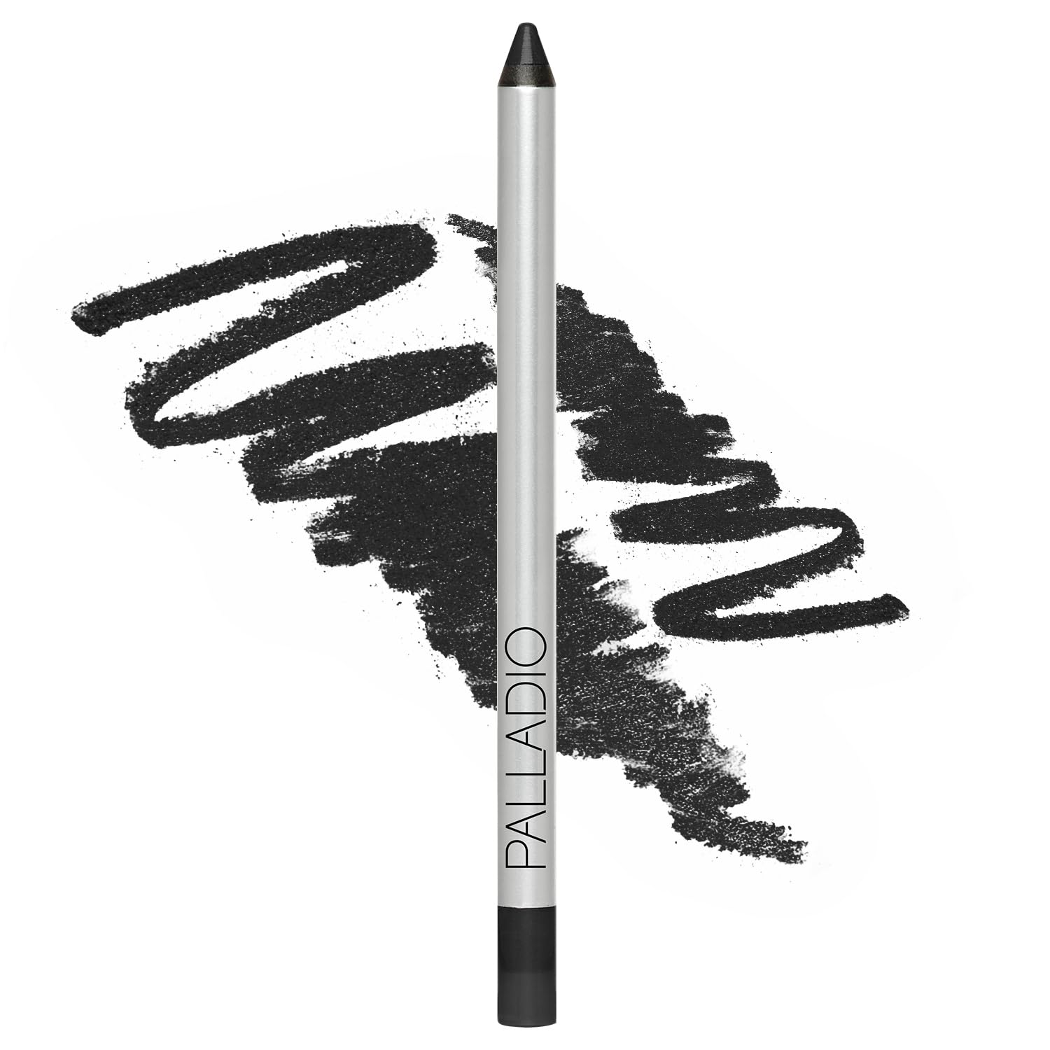 Palladio Precision Eyeliner, Silicone Based, Rich Pigment, Gentle Application, Dramatic Smoky Effect to Soft Everyday Wear, Sensitive Eyelids, Sets Itself, Can be Sharpened, Black Onyx — image 1