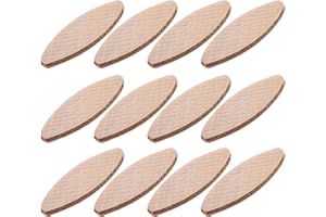 SEWCHICS 100Pcs Wood Joining Biscuits Kit for Tenon Machine, 20# Joiner Biscuit Connection Boards for