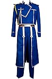 Cosplay Colonel Roy Mustang Costume Military Uniform Outfit