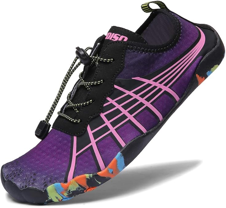 XIDISO Water Sports Shoes for Womens Mens Quick Dry NonSlip Lightweight Beach