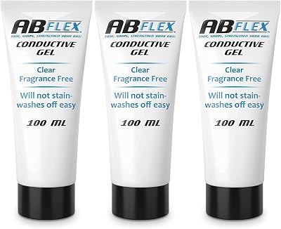 ABFLEX Best Conductive Gel 100mL Three Tubes for TENS EMS Ab Flex