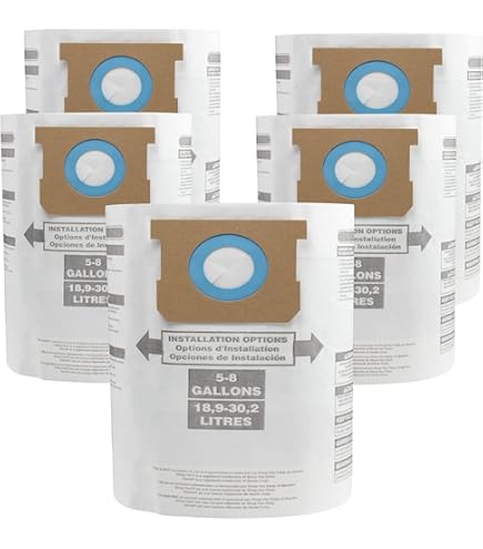 Sacchetti Filtro Carta Per Aspiratore NT 27/1 - 5 Pezzi | Classe M Per Polveri