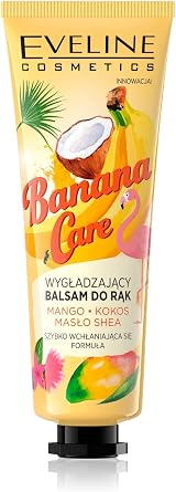 Eveline Cosmetics Banana Care Hand Cream 50ml - Nourishing Coconut Mango Shea view 1