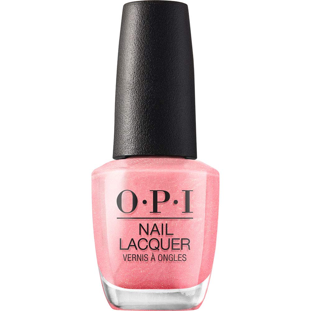 OPI Nail Lacquer Princesses Rule! | Sheer Soft Pink Shimmer Chip Resistant Nail Polish | Vegan, Fast Drying, Streak Free
