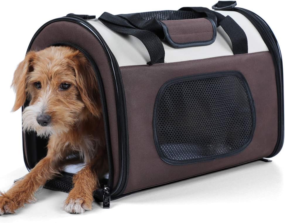 Petsfit Pet Carrier Expandable Foldable Cat Carriers/Cat Carry Case