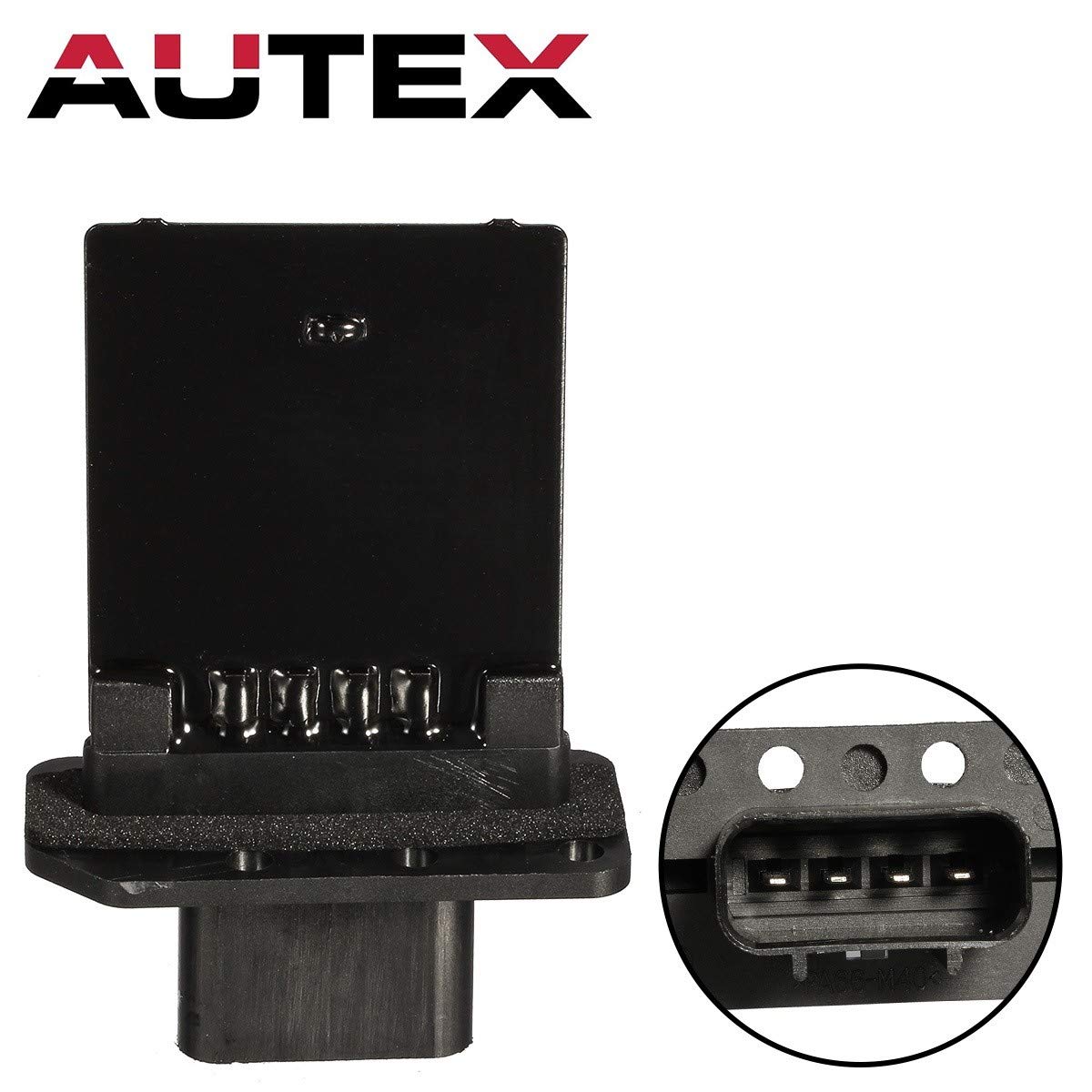 AUTEX Manual HVAC Blower Motor Resistor RU588 8G1Z19A706A JA1747 4P1625  Replacement for 2008 2009 Ford Escape Ford Taurus Mercury Sable 2009  Lincoln Mks ...