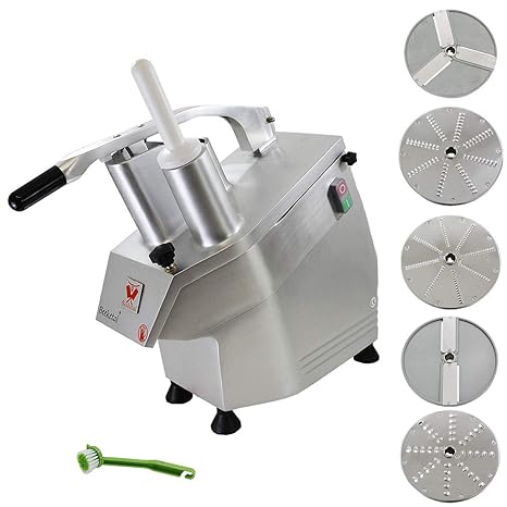 Beeketal 'GS750' Profi Gastro Gemüseschneider elektrisch (ca. 240kg/h Durchsatz), Gemüseschneidemaschine mit 550W Leistung, G