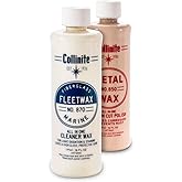 Collinite 870 One Step Fiberglass and 850 Metal Polish Combo