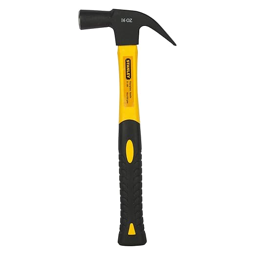 STANLEY 51-186 Fibreglass Nail Hammer 450gms