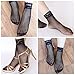 8 Pairs Women's Lace Fishnet Ankle Socks Stylish Black & Hollow Out Girls Dress
