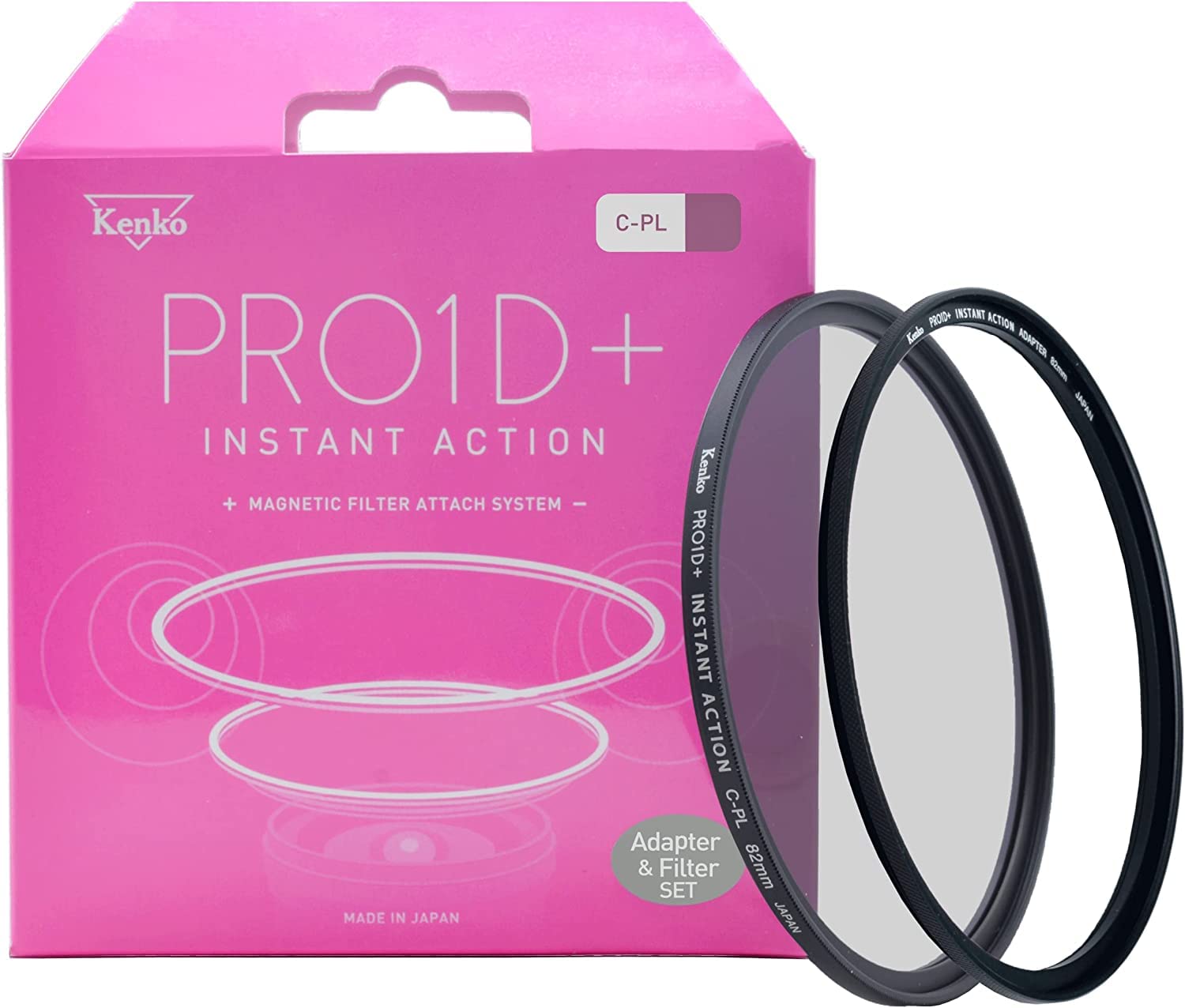 Kenko Filter for Lens PRO1D+ Instant Action C-PL Set 67 mm