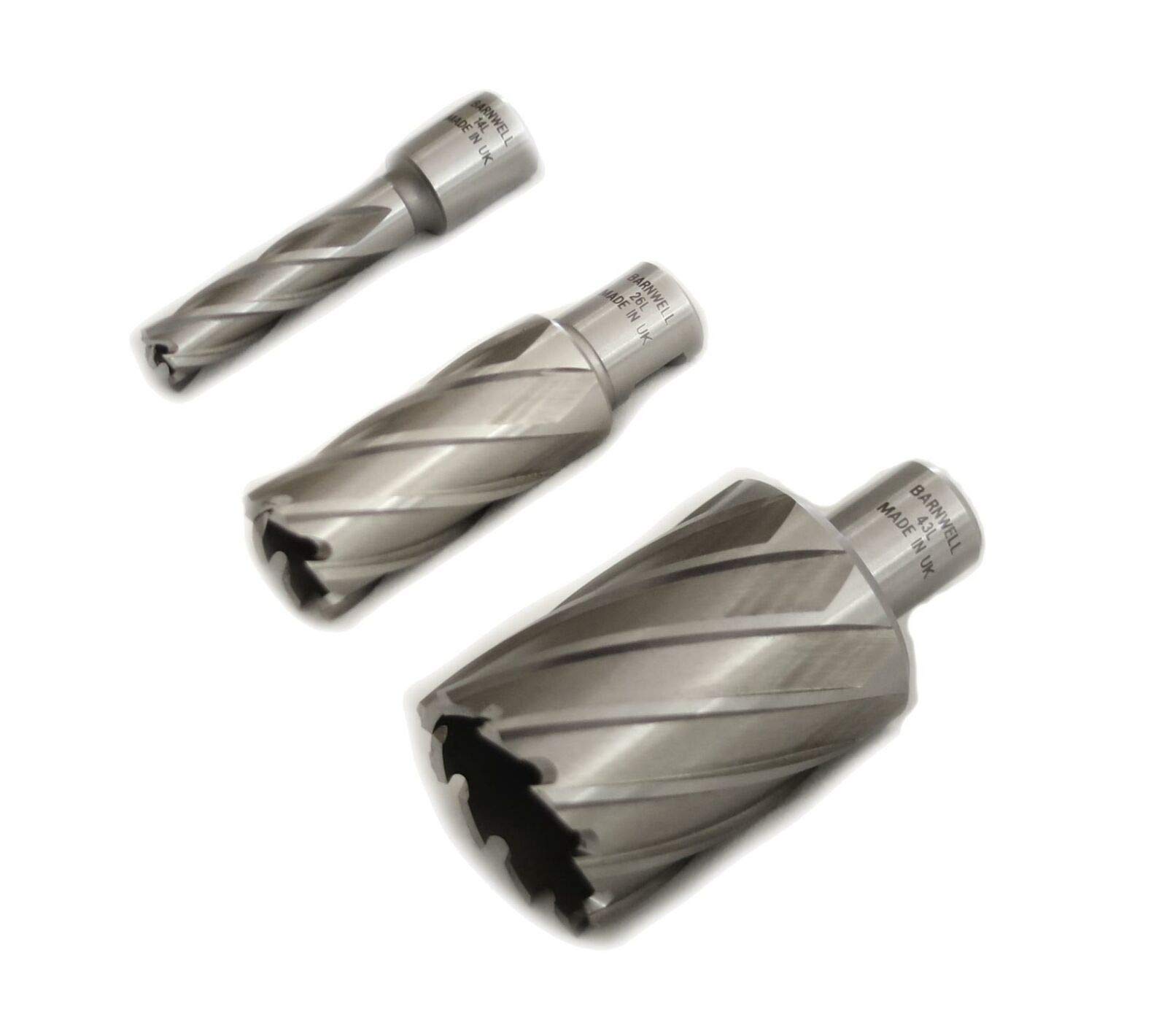 Barnwell Long Annular HSS Broach Hole Bit Cutter For Mag Drill Rotabroach (20mm)