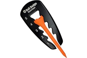 HODL 21 Ball Badge HeightRight Adjustable Golf Tee Height Tool – Precision Tee Height Setter for Consistent Swings, Durable Aluminum Design, Easy-to-Use Golf Training Aid