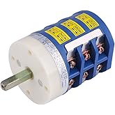 KIMISS Forward Reversing Switch, 220V/380V 40A Tire Changer Machine Motor Forward Reverse Switch Turn Table Pedal Switch